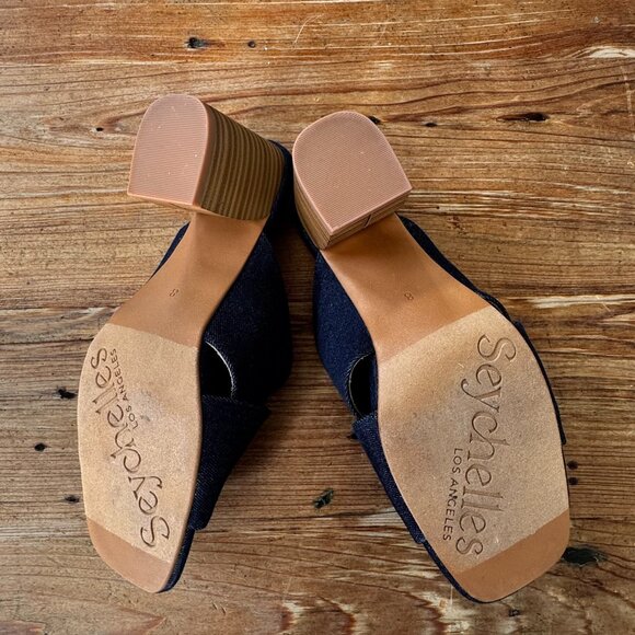 Seychelles Denim Papaya Slide Sandal - Picture 4 of 6